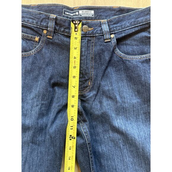 Carhartt Relaxed Fit 5-Pocket Jeans Men’s 32x30 Blue BD5119-M - Picture 6 of 9
